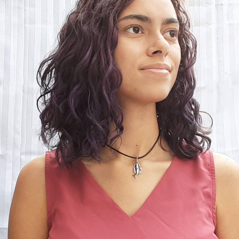 Meerjungfrau Auf Welle Anhänger von JaneIrisDesigns