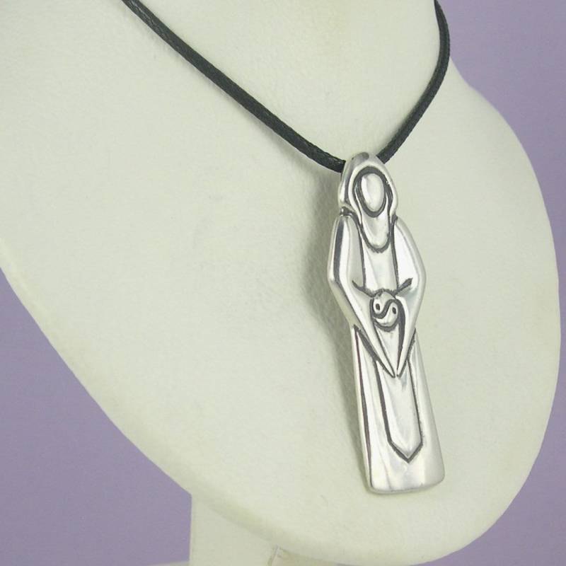 Monk Anhaenger-Silber von JaneIrisDesigns