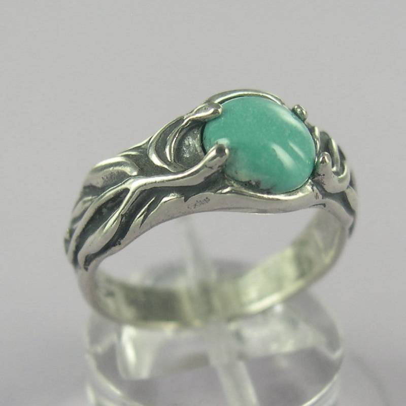Silberkegel Ring von JaneIrisDesigns