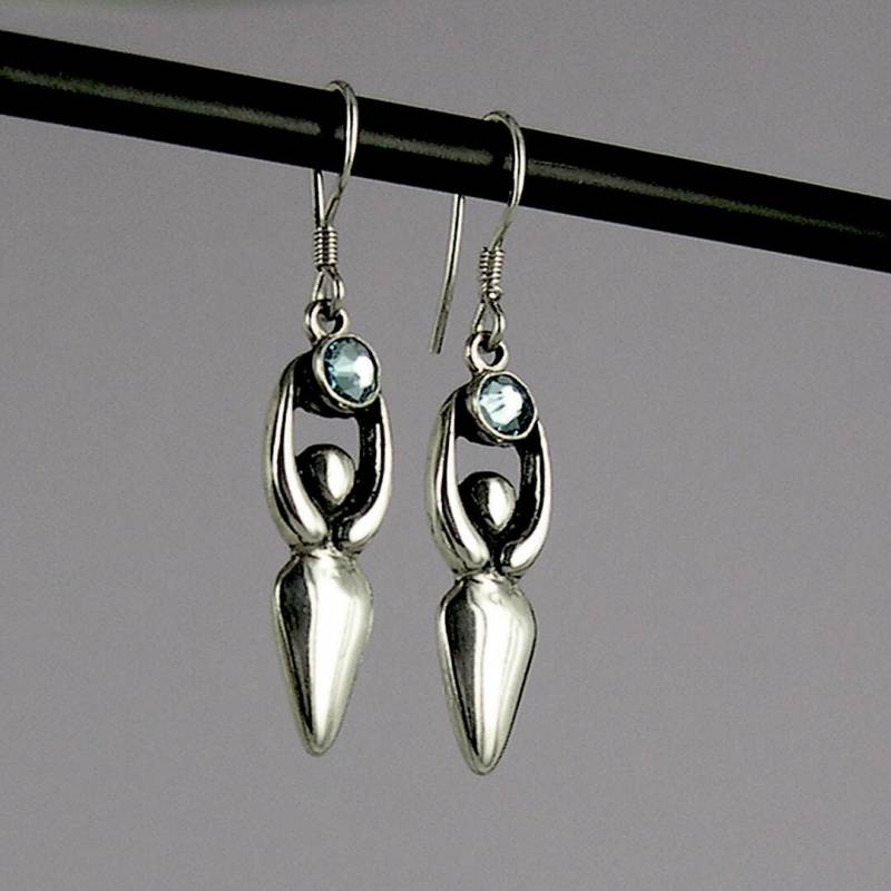 Spirit Healer Ohrringe Mit Geburtsstein Kristall Wahl von JaneIrisDesigns