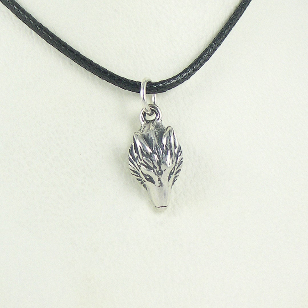 Wolf Halskette von JaneIrisDesigns