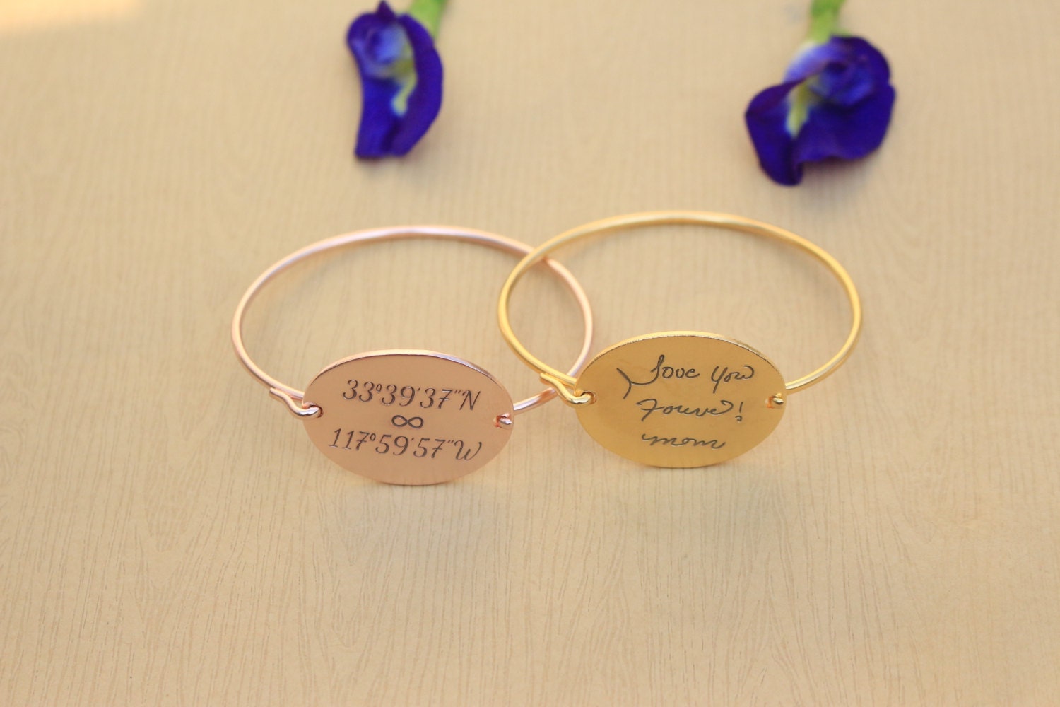 Echtes Handschrift Armband - Personalisiertes Signatur Erinnerungsschmuck Beileidsgeschenk Muttergeschenk Weihnachtsgeschenk von JaneJewelryStore