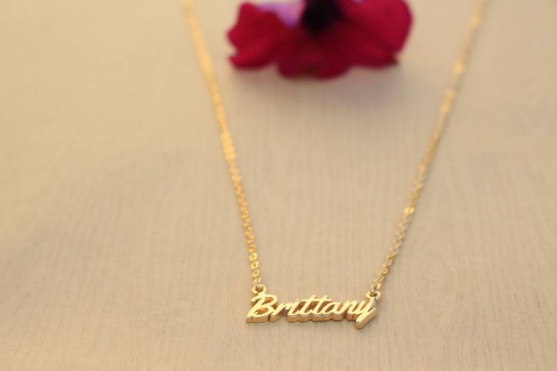 Personalisierte Namen Halskette - Andenken Schmuck in Sterling Silber Brautjungfer Geschenk Muttertagsgeschenk von JaneJewelryStore