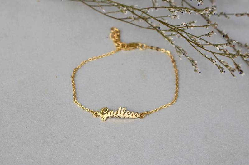 Personalisierter Namensarmband - Silber Armband Brautjungfern Geschenk Winziger Namen Charm Weihnachtsgeschenk Mutter von JaneJewelryStore