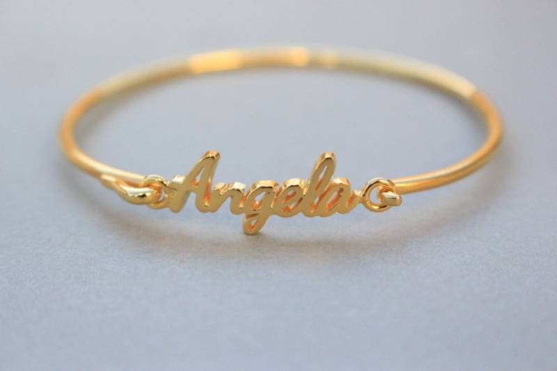 Personalisierte Sterling Silber Name Armband - Schmuck Andenken von JaneJewelryStore