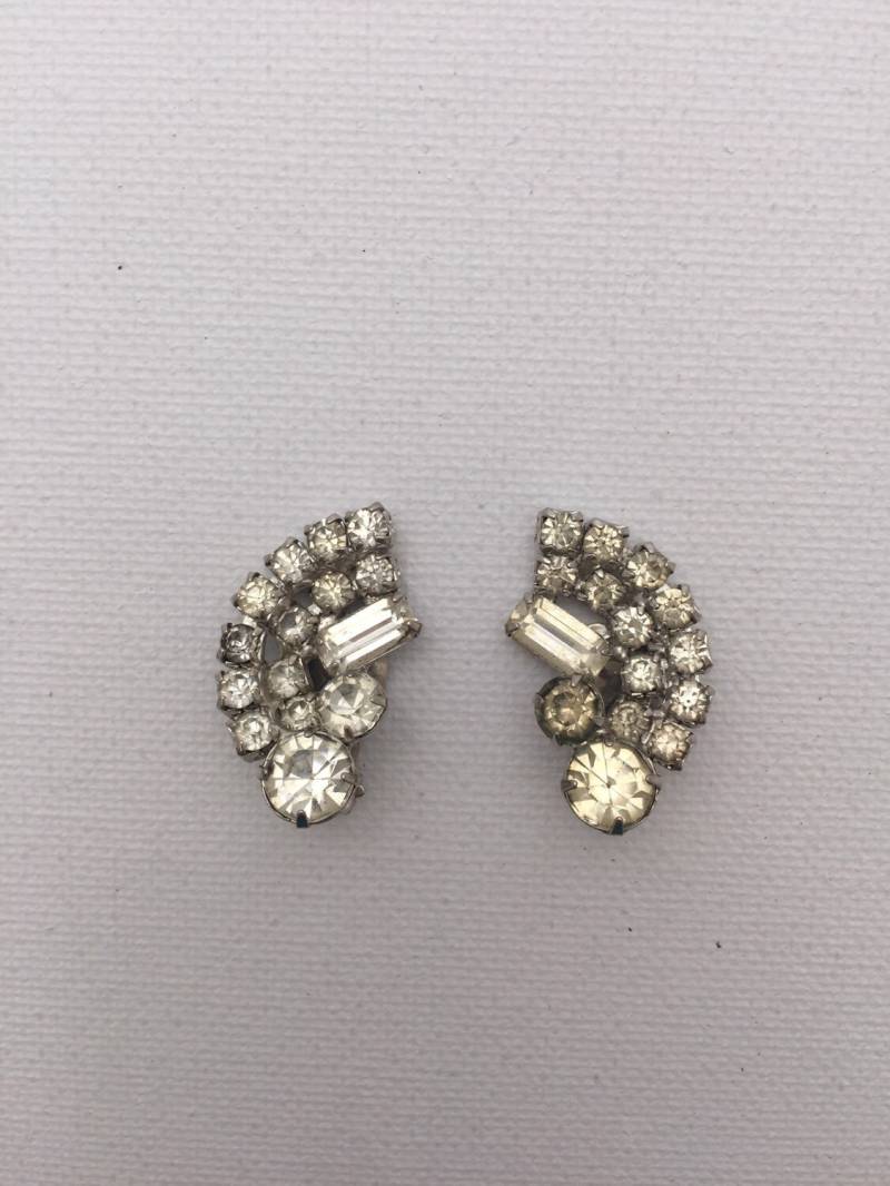 Vintage Diamant Strass Ohrringe Vintage Diamant Strass Ohrringe von JaneJosephVintage