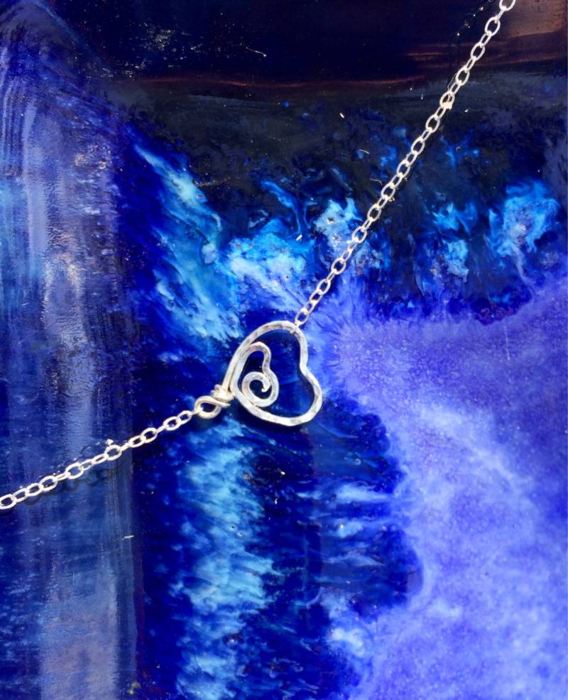 Mutter "Mit' Kind Halskette in Sterling Silber, Mütter Liebe, Werdende Mutter von JaneMcCroryJewelry