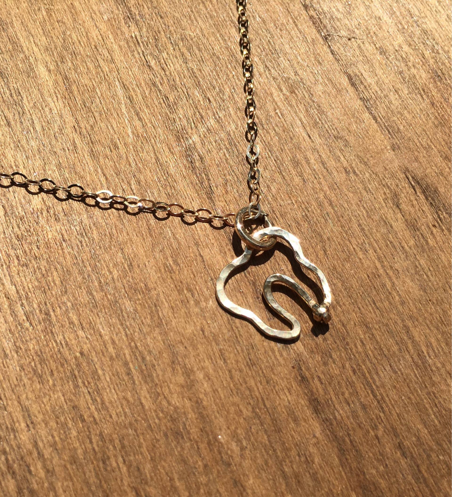 Zahnhalskette, Zahnumriss Anhänger Halskette Für Zahnärzte, Zahnhygieniker von JaneMcCroryJewelry