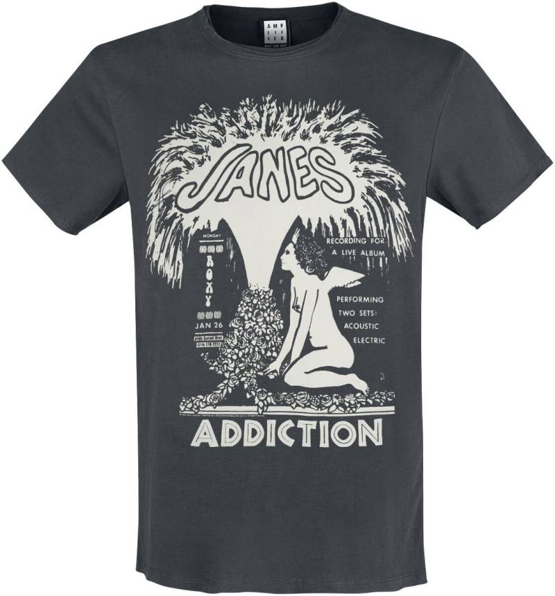 Janes Addiction T-Shirt - Amplified Collection - Angel Fountain - S bis XXL - für Männer - Größe XXL - charcoal  - Lizenziertes Merchandise! von Janes Addiction
