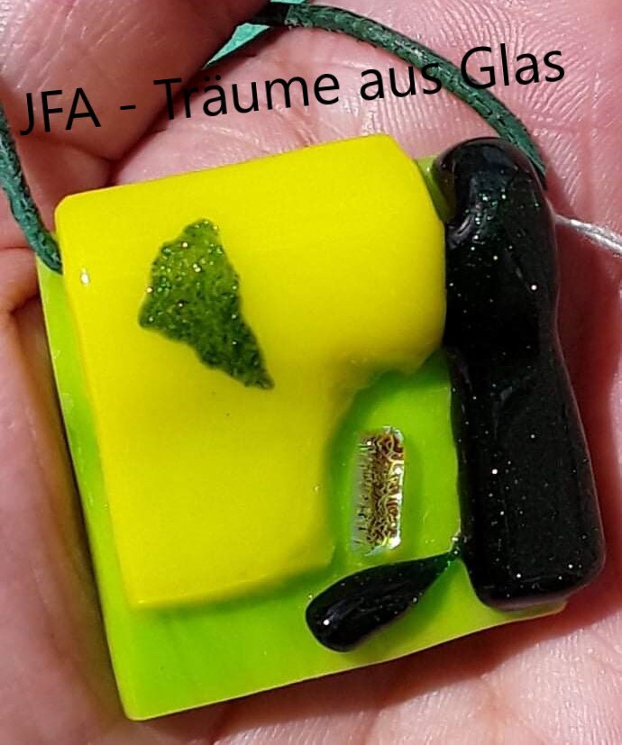 Jfa-Träume Aus Glas - Anhänger "Frühling" Einzigartiges Farbspiel in Gelb Und Grün Fusing Handmade Jfa-Träume Aus Glas - Anhänger "Frühling" Einzigartiges Farbspiel in Gelb Und Grün Fusing Handmade von JanesGiftIdeas