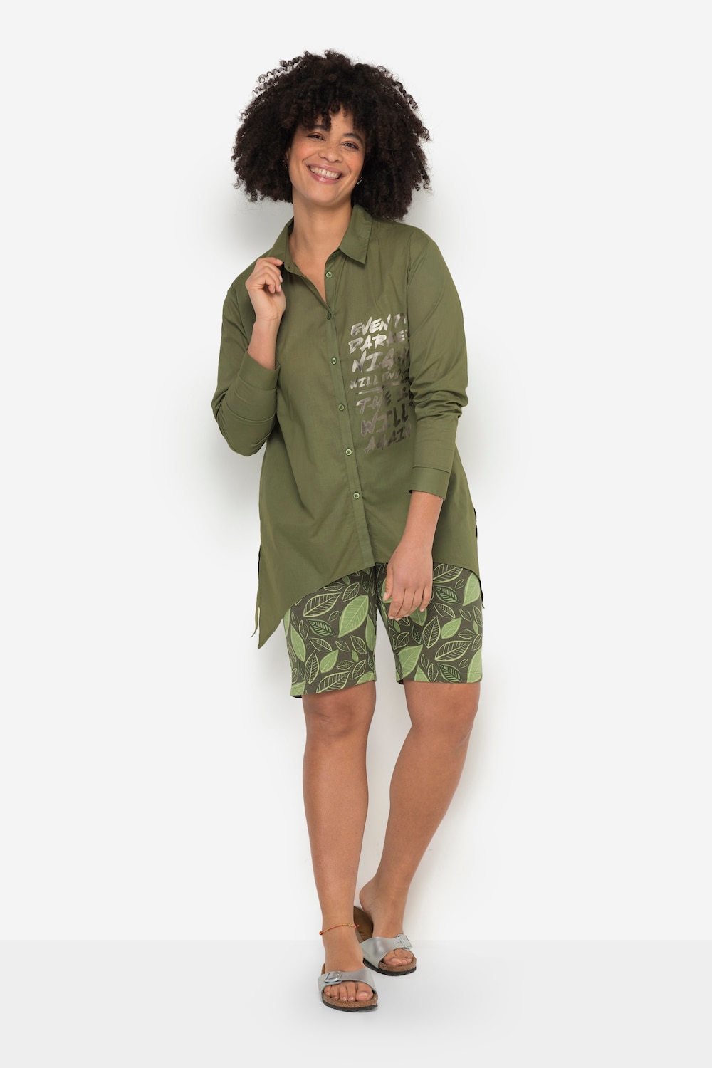 Große Größen Hemdbluse, Damen, grün, Größe: 48, Baumwolle, Janet & Joyce Große Größen Hemdbluse, Damen, grün, Größe: 48, Baumwolle, Janet & Joyce von Janet & Joyce