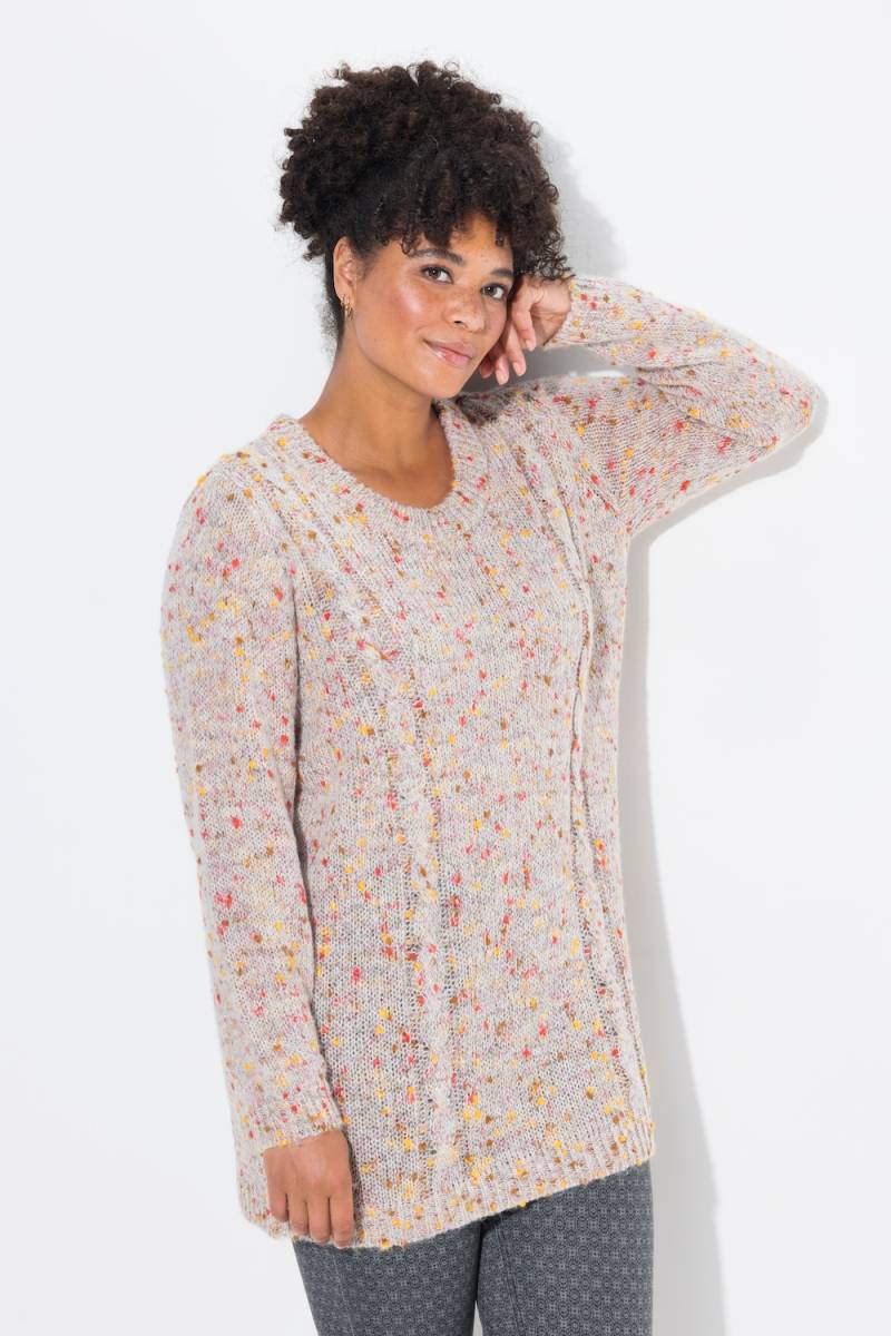 Große Größen Pullover, Damen, rot, Größe: 42/44, Synthetische Fasern/Polyester, Janet & Joyce von Janet & Joyce