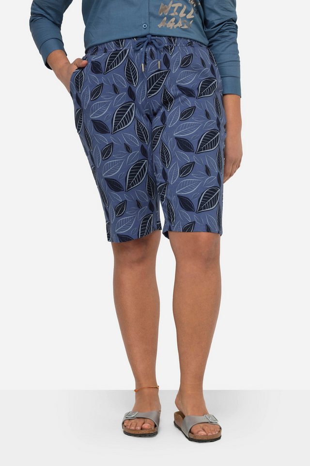 Janet & Joyce Jeansshorts Sweat-Shorts Allover-Muster Elastikbund Janet & Joyce Jeansshorts Sweat-Shorts Allover-Muster Elastikbund von Janet & Joyce