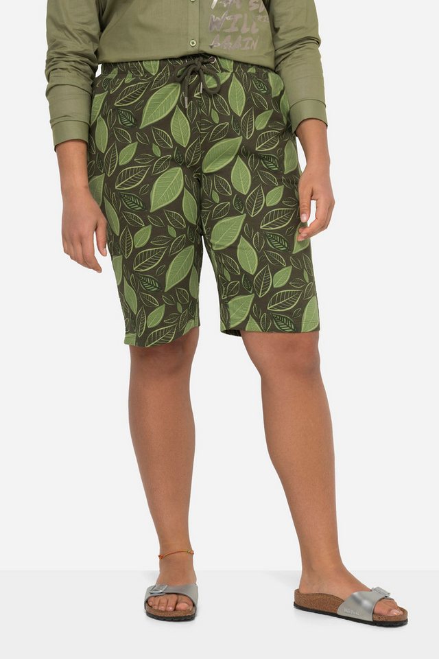 Janet & Joyce Jeansshorts Sweat-Shorts Allover-Muster Elastikbund Janet & Joyce Jeansshorts Sweat-Shorts Allover-Muster Elastikbund von Janet & Joyce