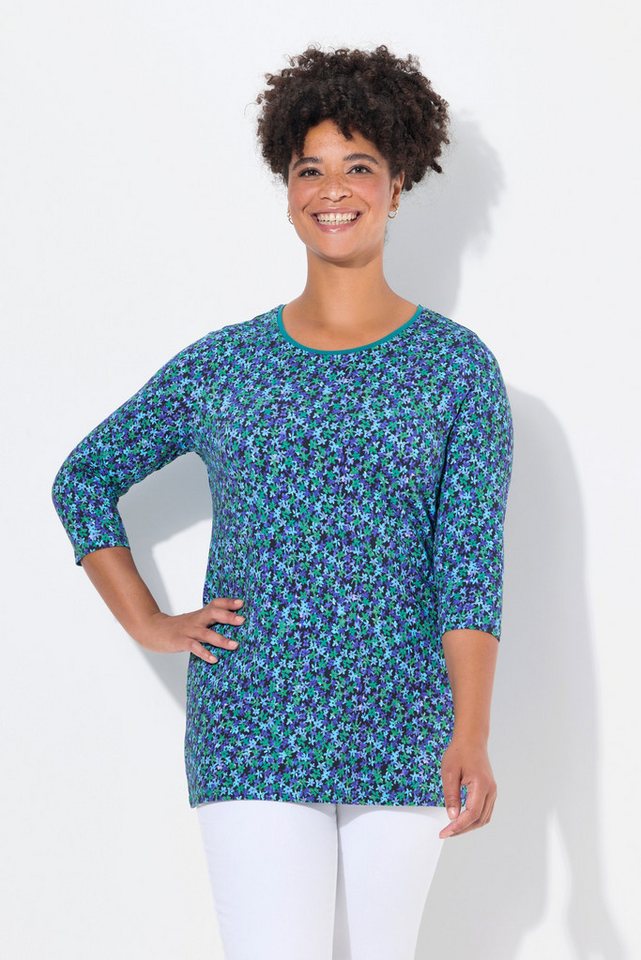 Janet & Joyce T-Shirt T-Shirt Classic Fit Blümchenmuster von Janet & Joyce