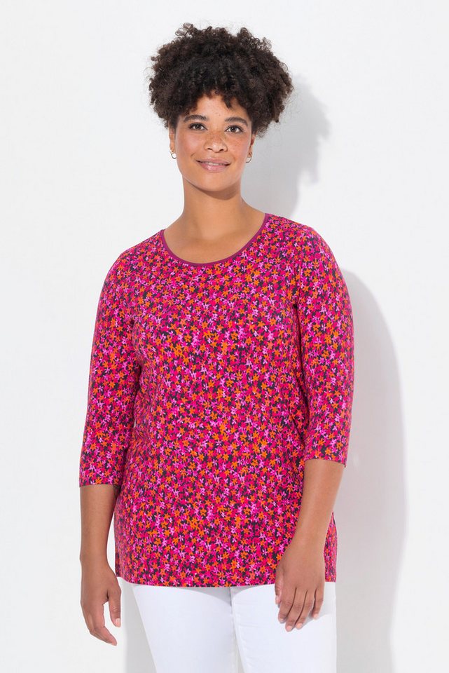 Janet & Joyce T-Shirt T-Shirt Classic Fit Blümchenmuster von Janet & Joyce