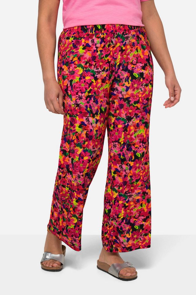 Janet & Joyce Schlupfhose Jersey-Hose gerades Bein floraler Alloverdruck von Janet & Joyce