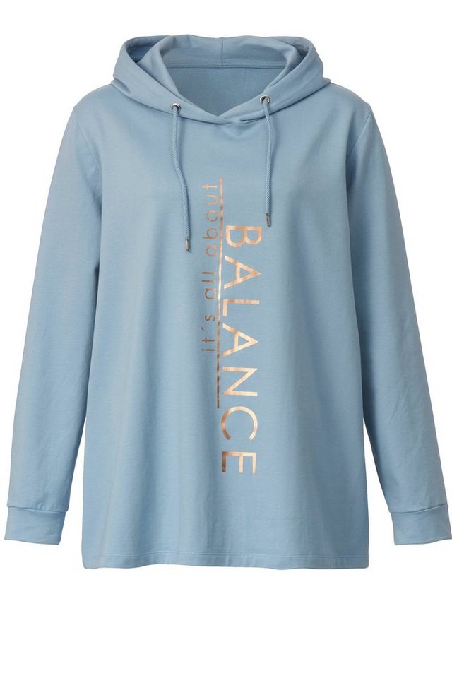 Janet & Joyce Sweatshirt Hoodie Schriftzug Kapuze Langarm von Janet & Joyce