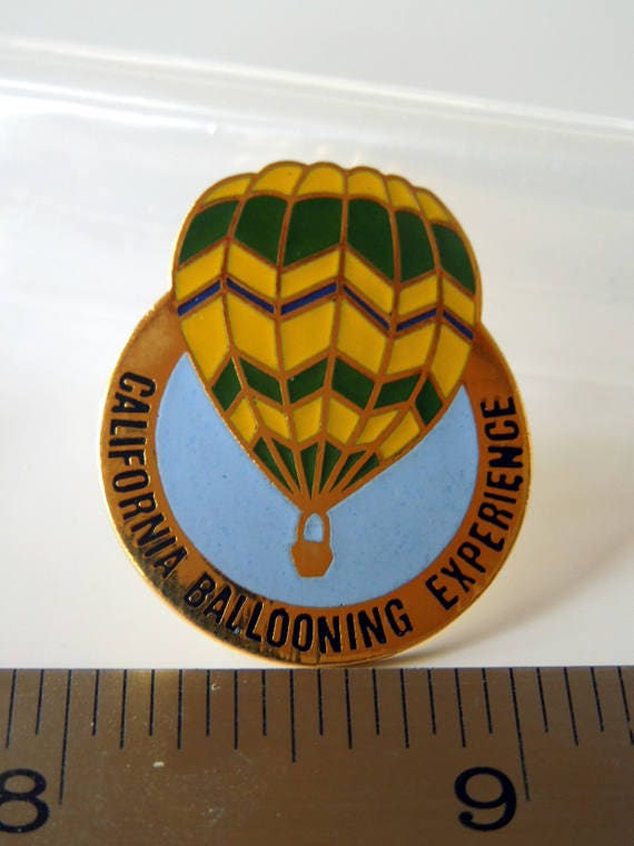 Jahrgang Metall Revers, Mütze Oder Weste Pin California Ballonfahrt Erlebnis Jahrgang Metall Revers, Mütze Oder Weste Pin California Ballonfahrt Erlebnis von JanetsCollectibles