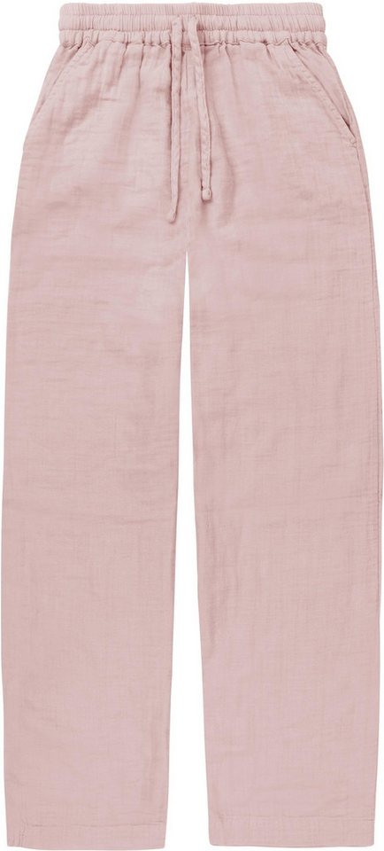 Janice Stoffhose Lange Damen Musselin Hose Larisa Lockere Sommer Stoffhose für Frauen von Janice