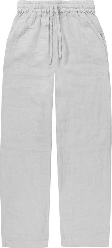 Janice Stoffhose Lange Damen Musselin Hose Larisa Lockere Sommer Stoffhose für Frauen von Janice