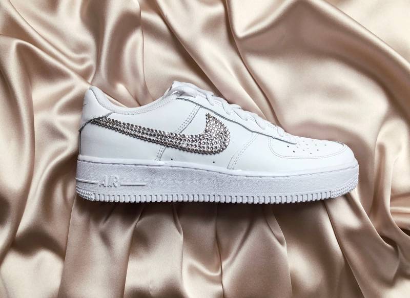 Custom Air Force 1 X Crystal Swarovski Glitzer von JaniceArtBoutique