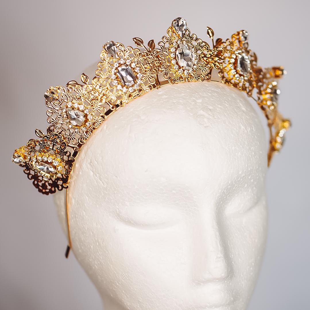 Filigrane Gold-Krone, Barock Tiara, Edelstein Kopfschmuck, Herzogin Königliche Kopfbedeckung, Vintage Brautkrone, Renaissance Tiara Filigrane Gold-Krone, Barock Tiara, Edelstein Kopfschmuck, Herzogin Königliche Kopfbedeckung, Vintage Brautkrone, Renaissance Tiara von JaninaGoldArt