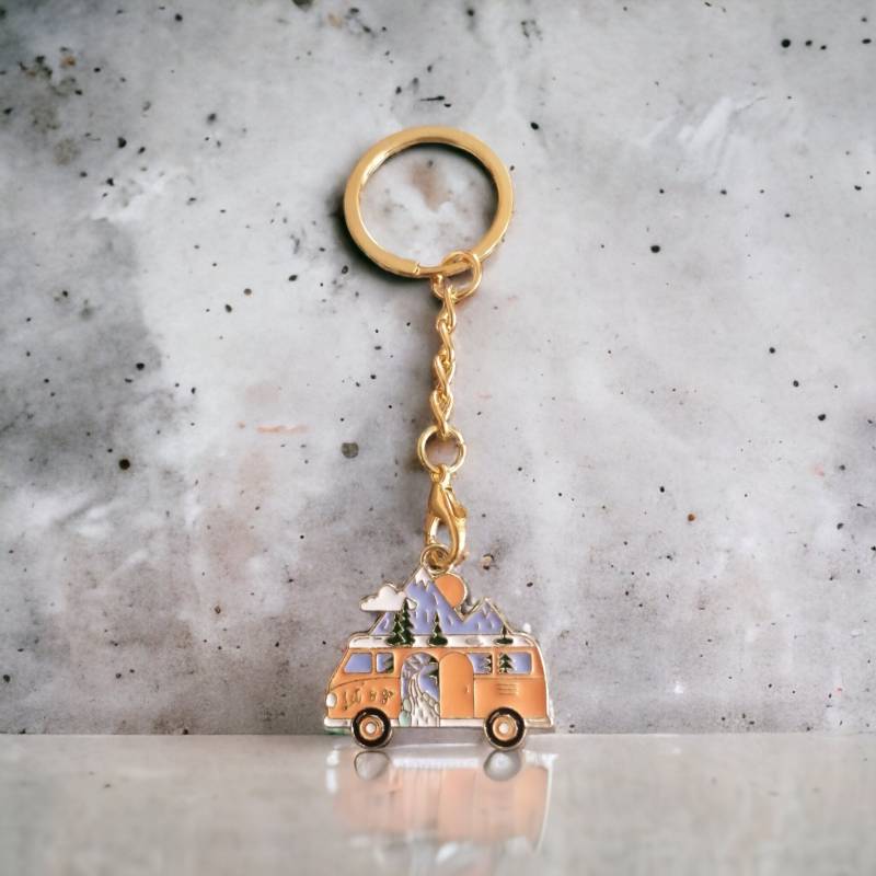Camping Wohnwagen Schlüsselanhänger von JaninaJewelryShop