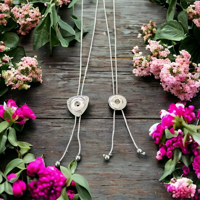 Druckknopf Halskette Druckknopf Halskette von JaninaJewelryShop