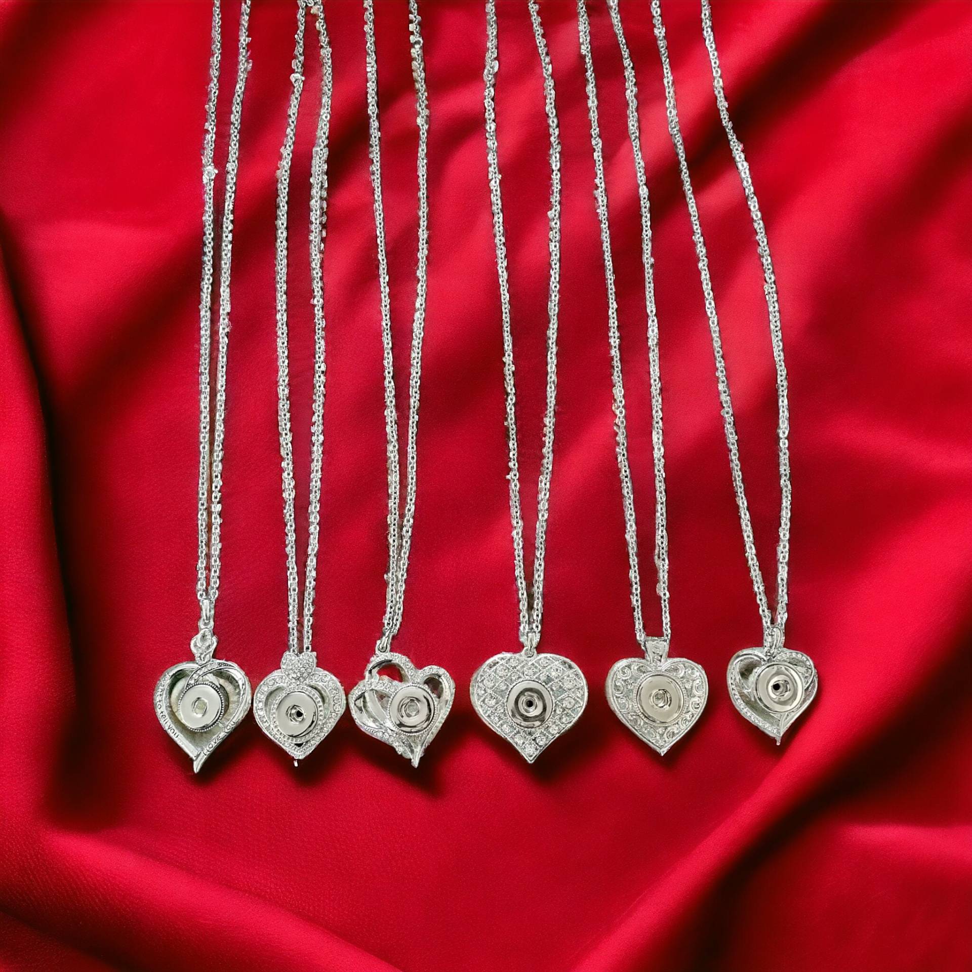 Druckknopf Halsketten Druckknopf Halsketten von JaninaJewelryShop