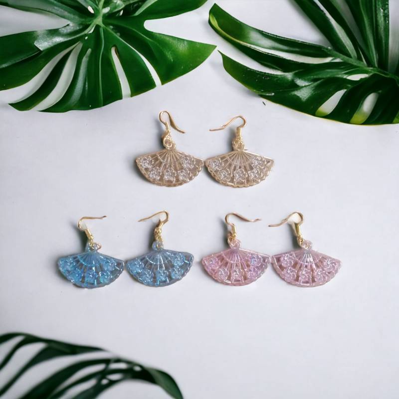Fächer Ohrringe von JaninaJewelryShop