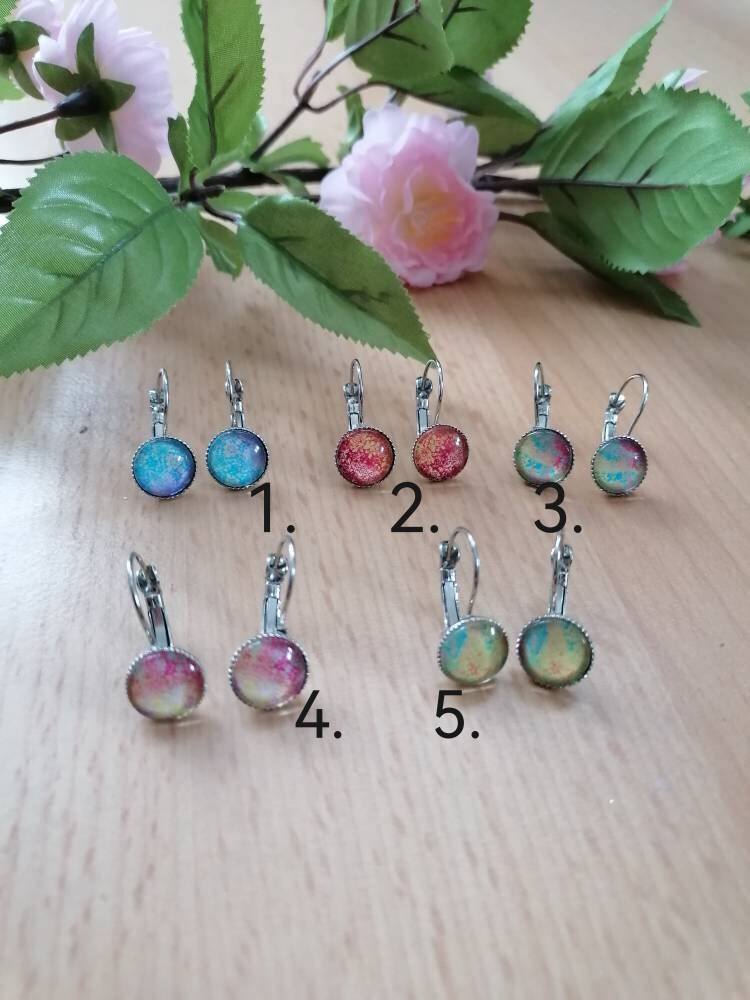 Handmade Cabochon Ohrringe von JaninaJewelryShop