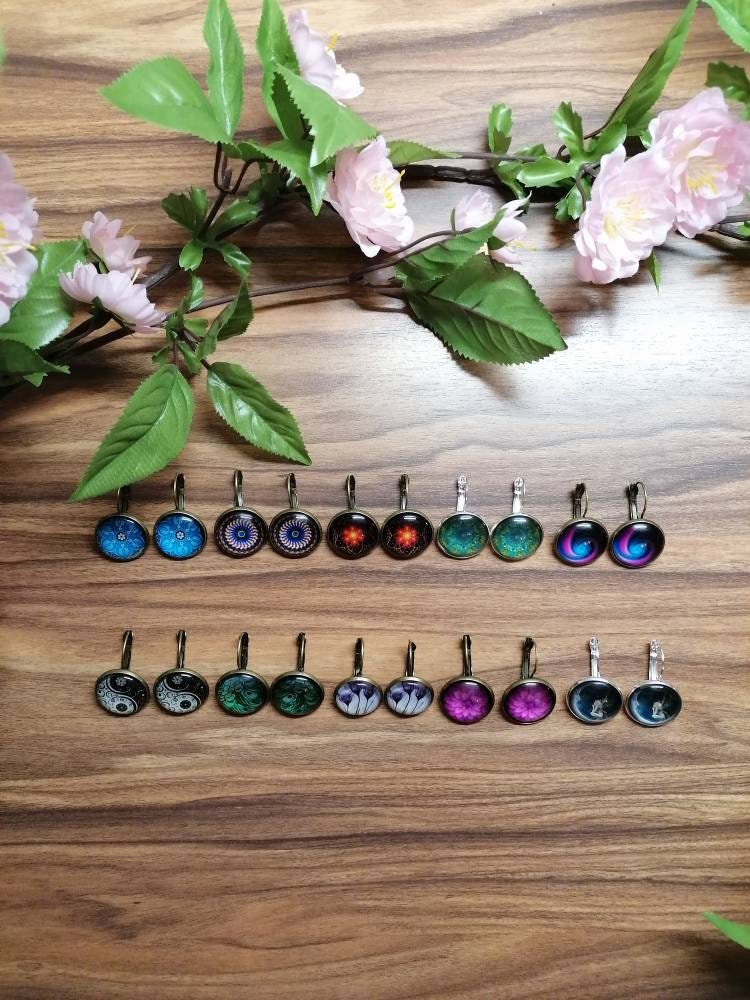 Handmade Cabochon Ohrringe Handmade Cabochon Ohrringe von JaninaJewelryShop