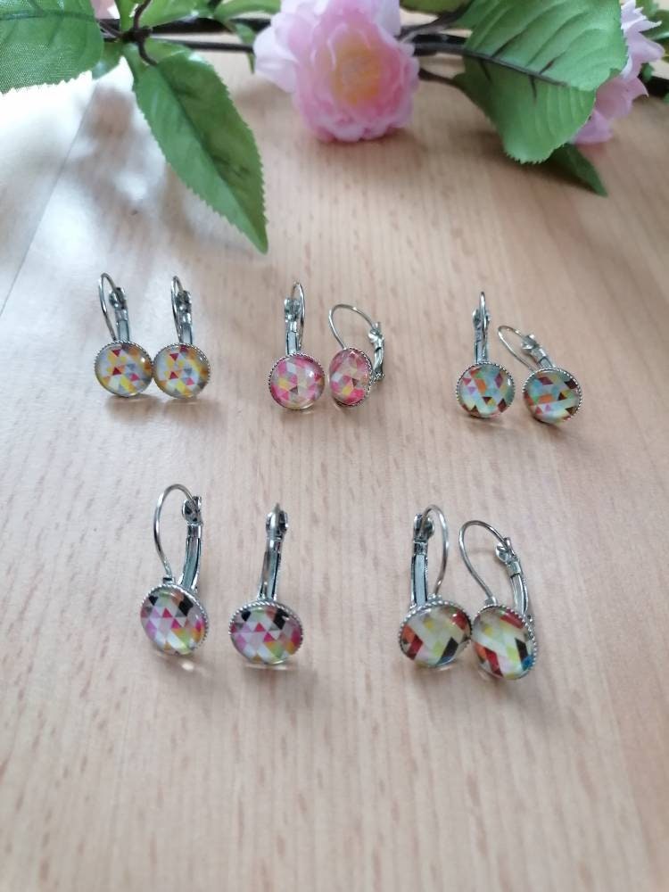 Handmade Cabochon Ohrringe von JaninaJewelryShop