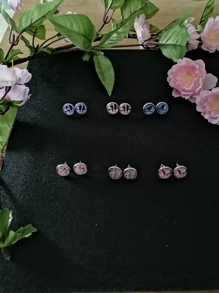 Handmade Cabochon Ohrstecker Handmade Cabochon Ohrstecker von JaninaJewelryShop