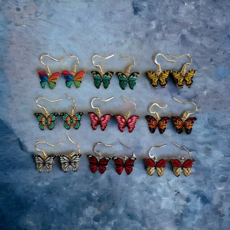 Schmetterling Ohrringe von JaninaJewelryShop