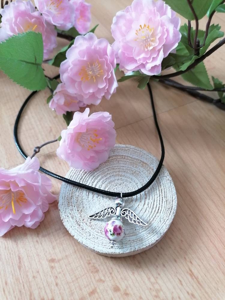 Schutzengel Halskette von JaninaJewelryShop