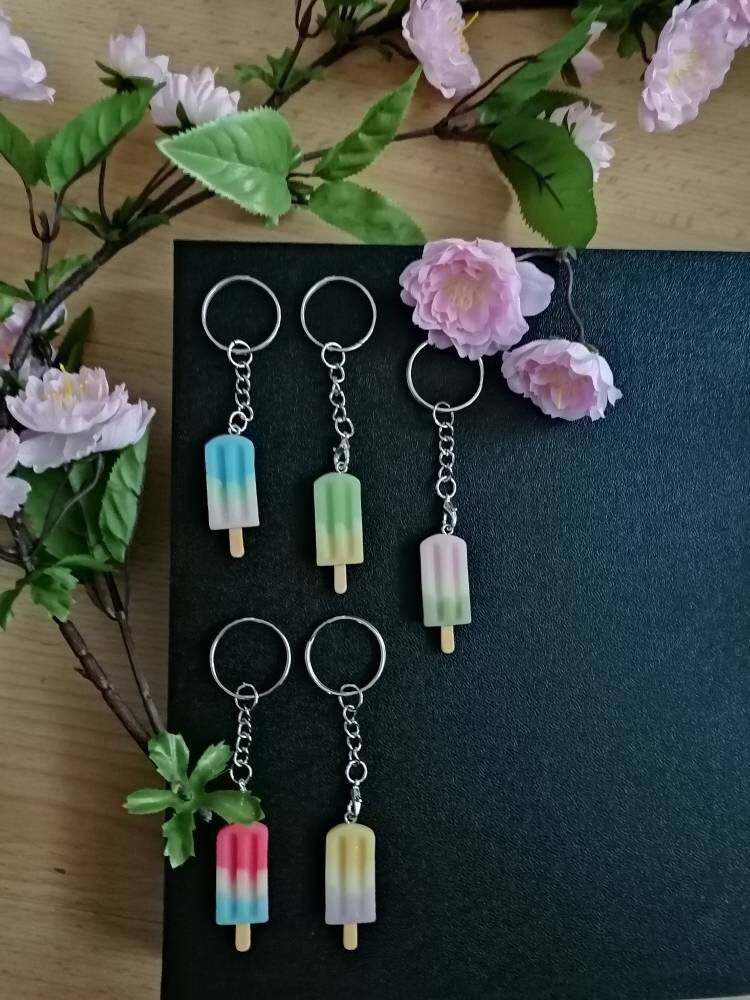 Süße Eis Am Stiel Schlüsselanhänger von JaninaJewelryShop
