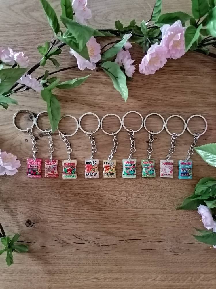 Süße Haribo Gummibärchen Schlüsselanhänger von JaninaJewelryShop