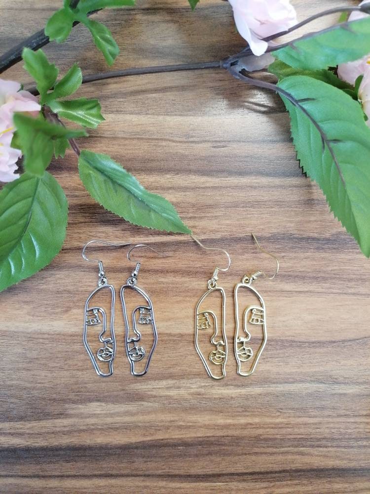 Tolle Gesichter Ohrringe von JaninaJewelryShop