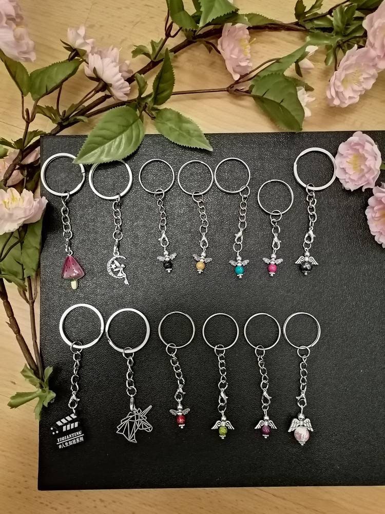 Verschiedenen Schutzengel Schlüsselanhänger von JaninaJewelryShop