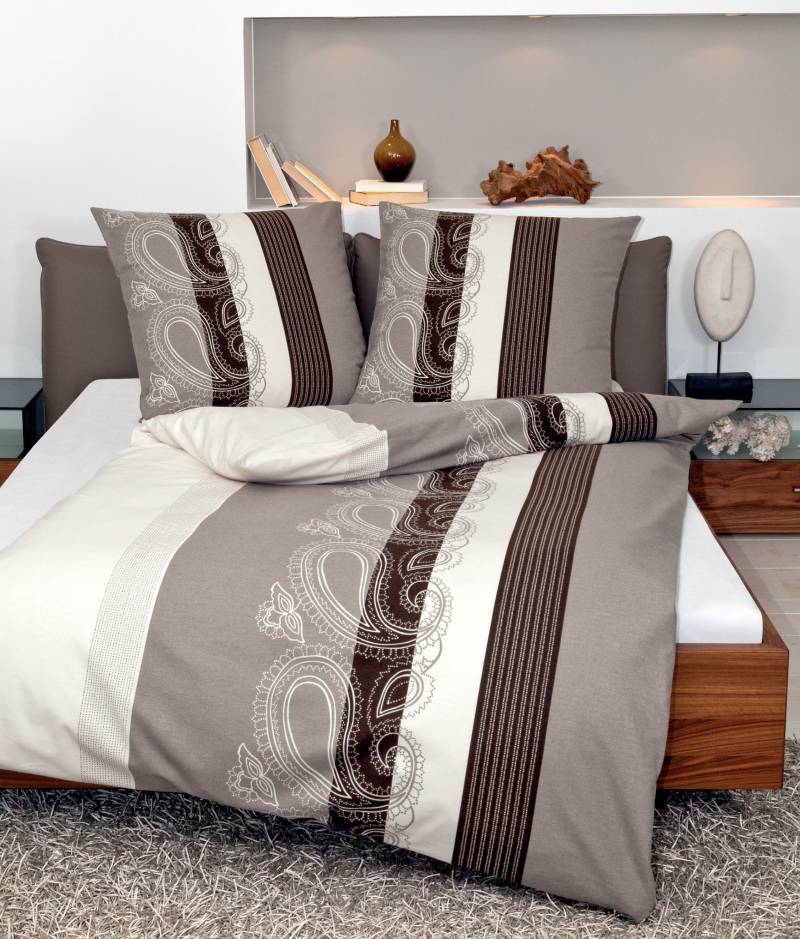 Janine Bettwäsche "DAVOS 6456" 2 Stk. tlg. elegante Bettwäsche aus Baumwolle, in verschiedenen Qualitäten von Janine