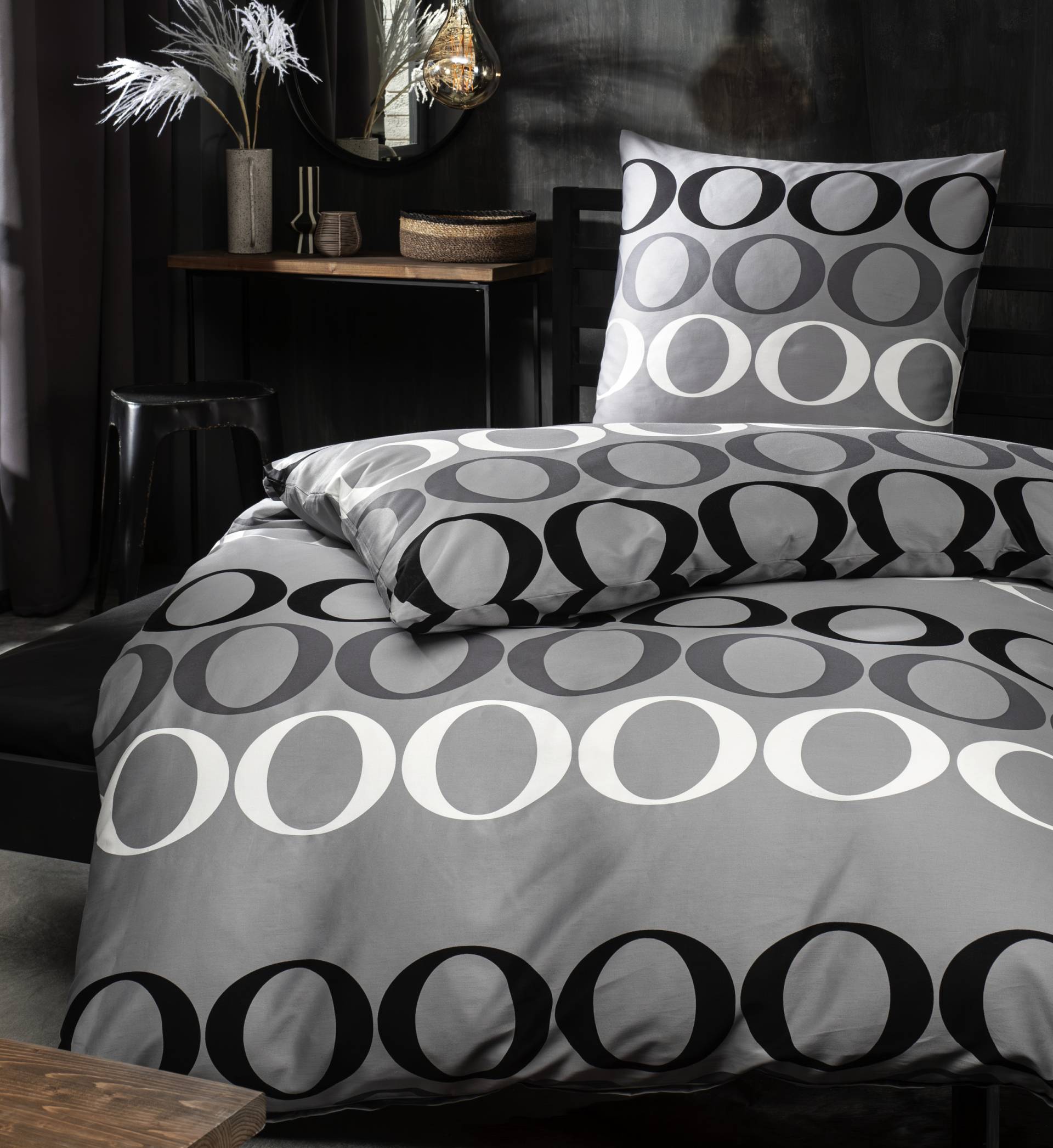 Janine Bettwäsche "Mako-Satin 31145" mit Reissverschluss von Janine