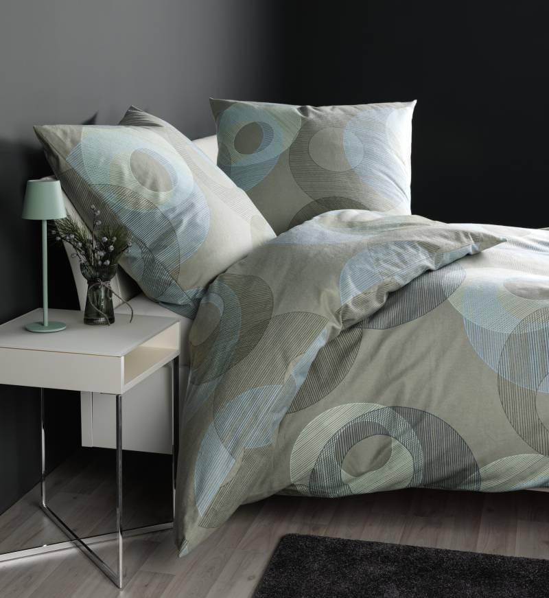 Janine Bettwäsche "Mako-Satin 31167" 2 tlg. tlg. mit Reissverschluss von Janine