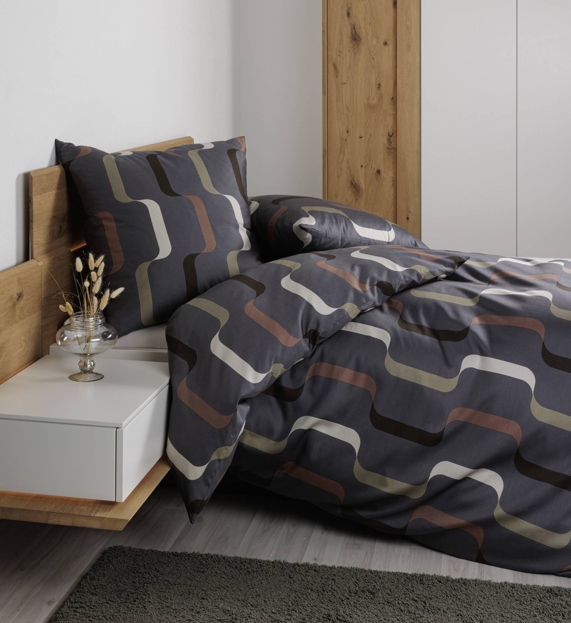 Janine Bettwäsche "Mako-Satin87107 0", mit Reissverschluss Janine Bettwäsche "Mako-Satin87107 0", mit Reissverschluss von Janine
