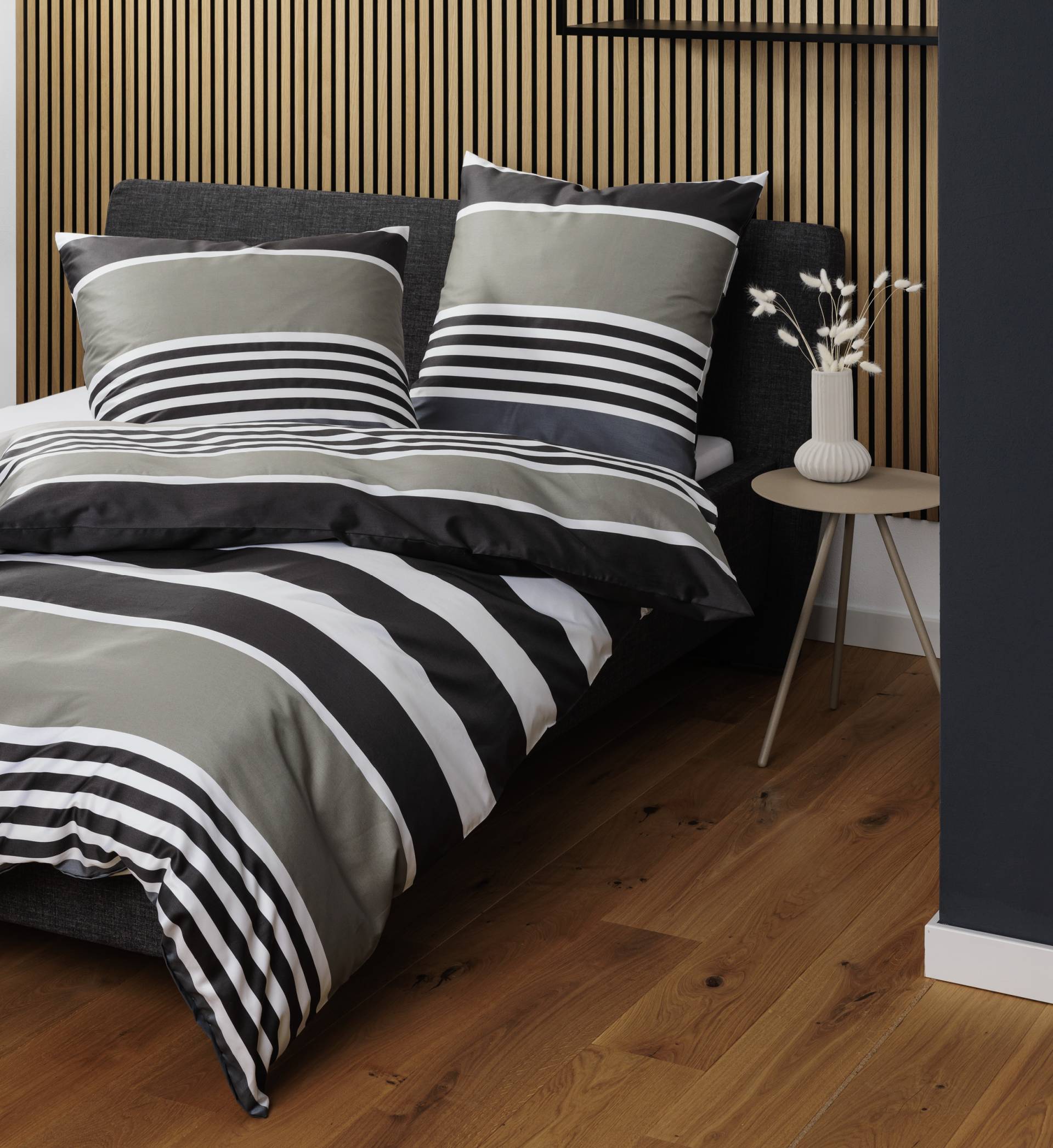 Janine Bettwäsche "Mako-Satin87108 07" mit Reissverschluss von Janine