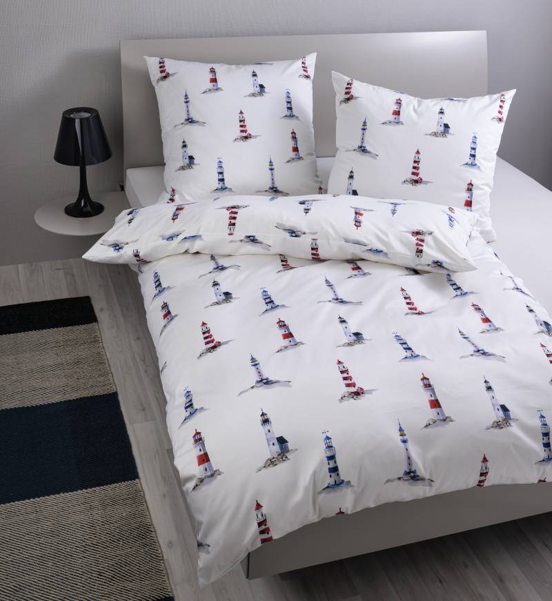 Janine Bettwäsche "Modern Art 4214442144 02 155x200,80x80" mit Reißverschluss von Janine