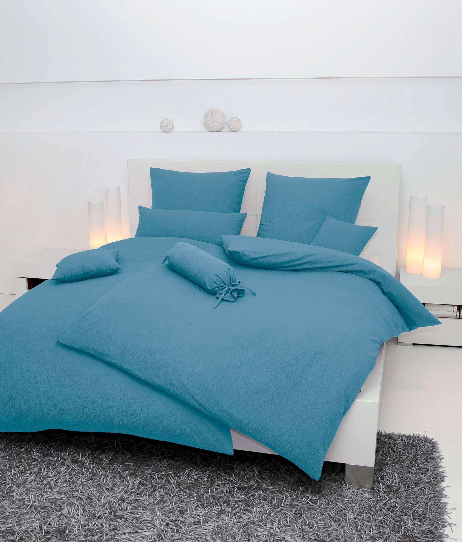 Janine Bettwäsche "PIANO 0125 31 135X200,80x80" 2 Stk. tlg. mit Reißverschluss von Janine