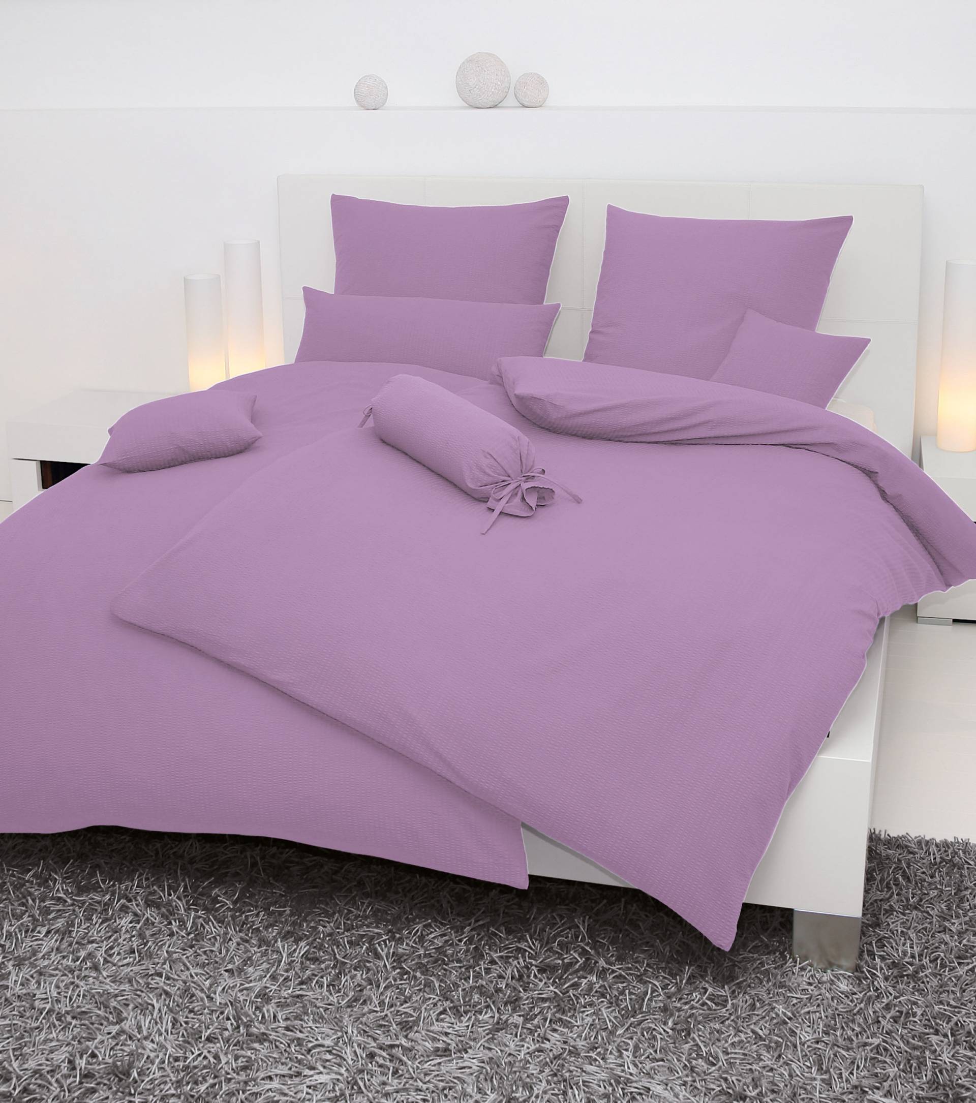 Janine Bettwäsche "PIANO 0125 31 135X200,80x80" 2 Stk. tlg. mit Reißverschluss von Janine