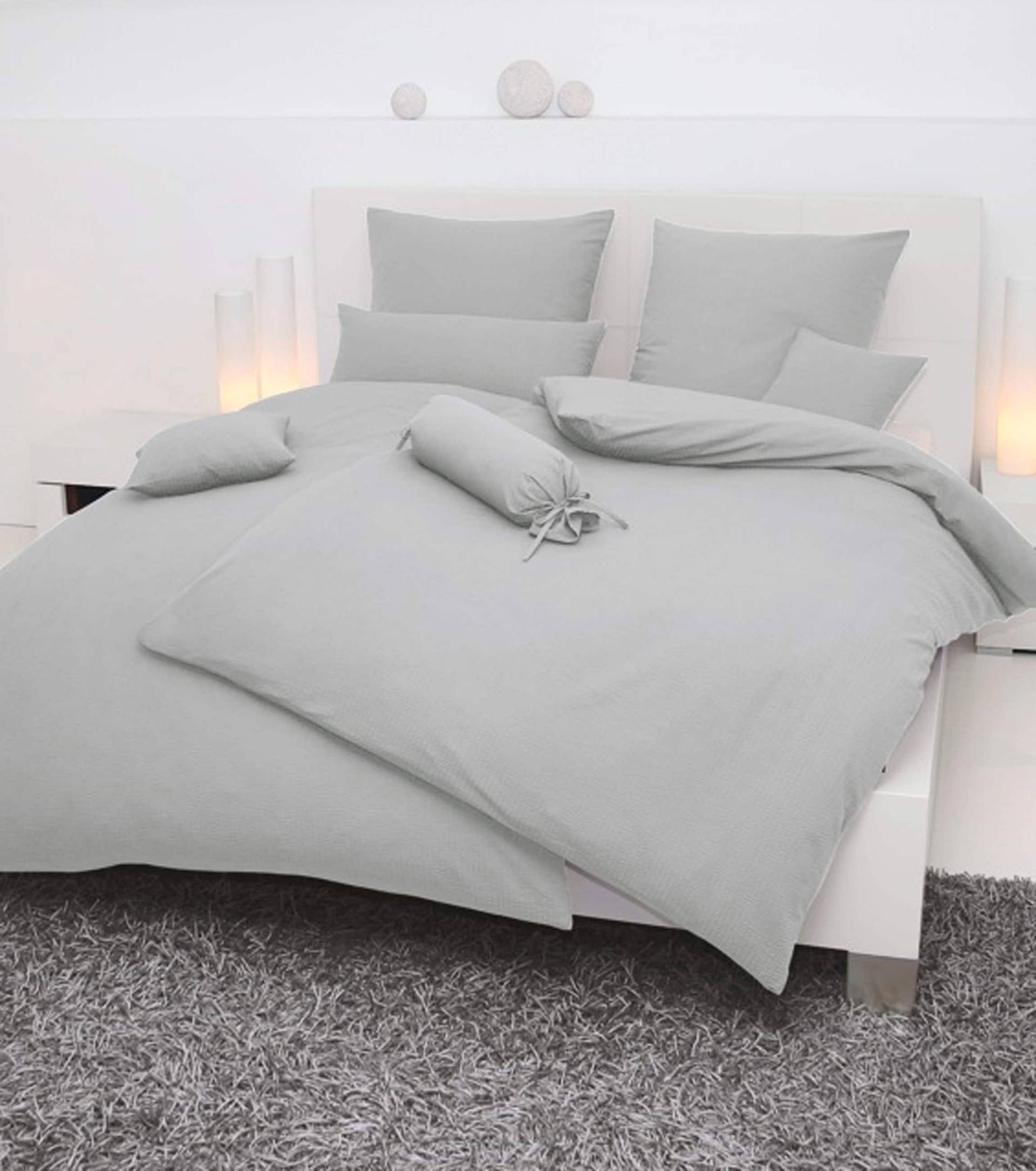 Janine Bettwäsche "PIANO 0125 31 135X200,80x80" 2 Stk. tlg. mit Reißverschluss von Janine